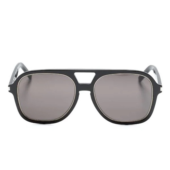 Yves Saint Laurent Accessories - Saint Laurent Sunglasses Acetate Black/Gold